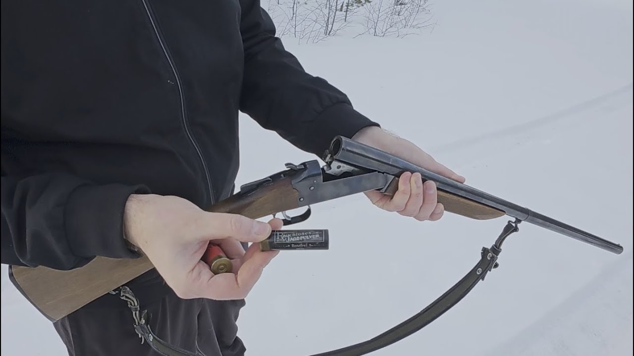 Shooting old hunting cartridges with old 16 gauge single barrel shotgun