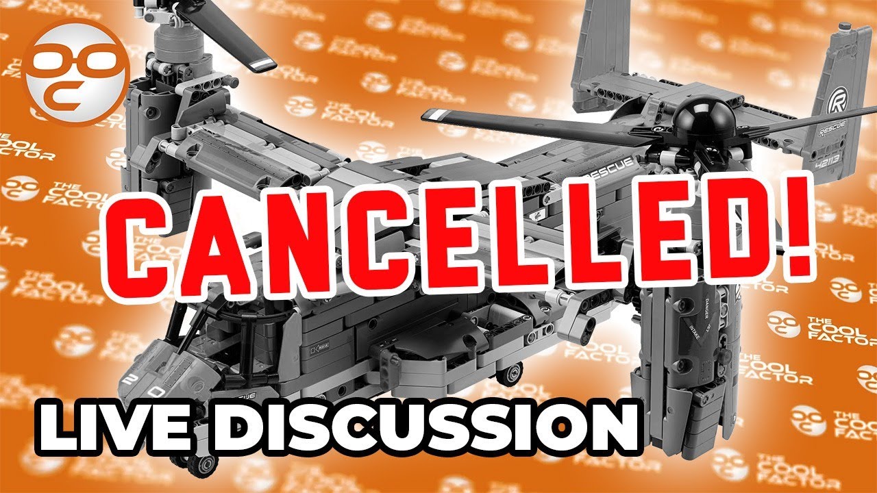 🔴 LIVE TALK: LEGO Technic V-22 Osprey CANCELLED!
