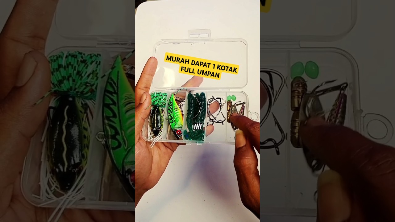 Rekomendasi paket umpan casting 1 kotak full #fishing #mamcingliar #mancing #casting
