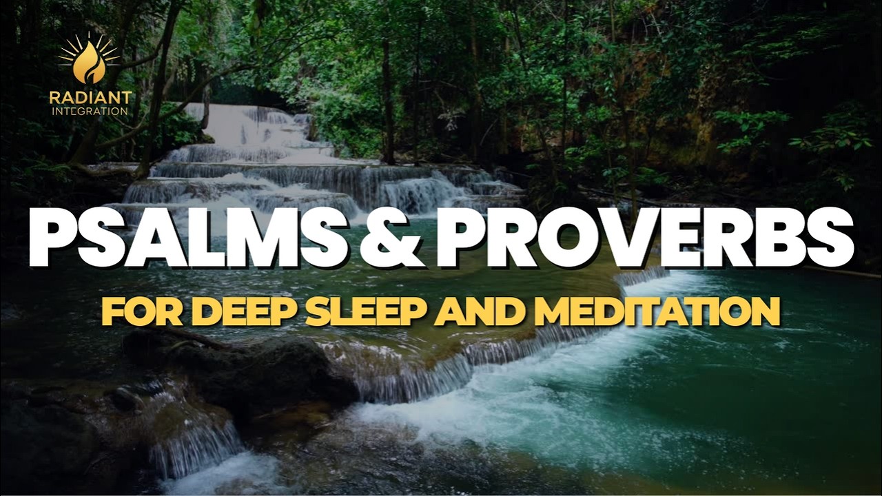Psalms & Proverbs for Deep Sleep and Meditation | Peaceful Bible Reading with Soaking Instrumental