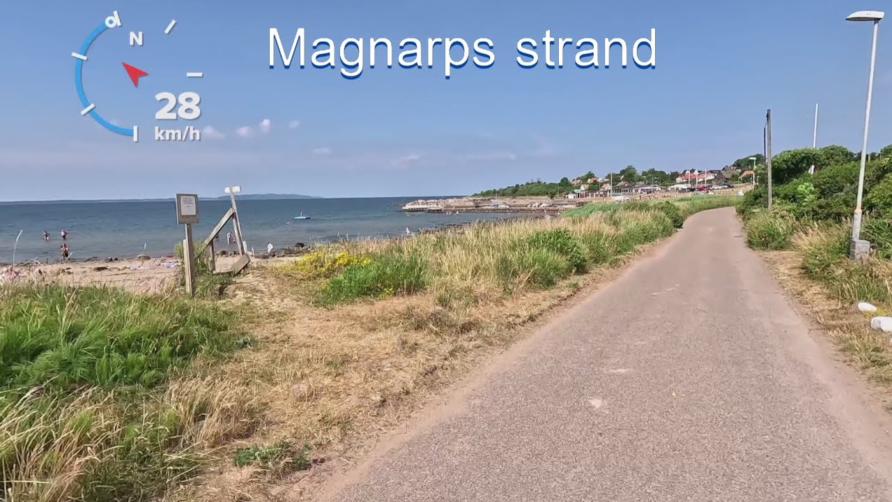 Ängelholm till Vejbystrand längs havet