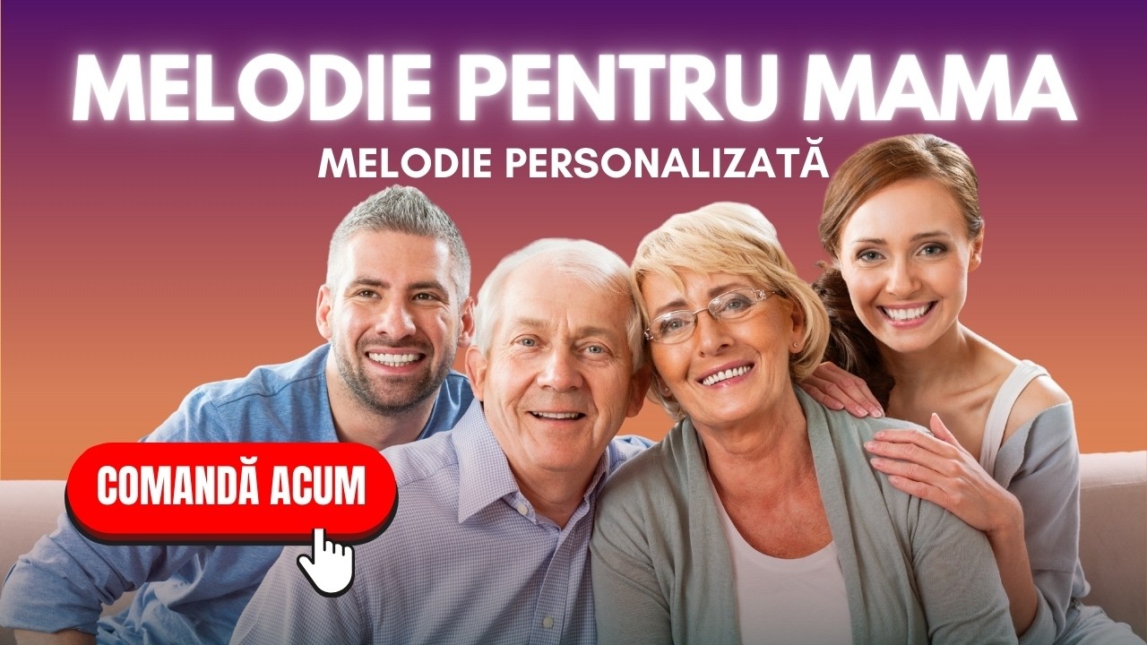 Melodie pentru mama - recunoștință pentru părinții noștri (Melodie Personalizată)
