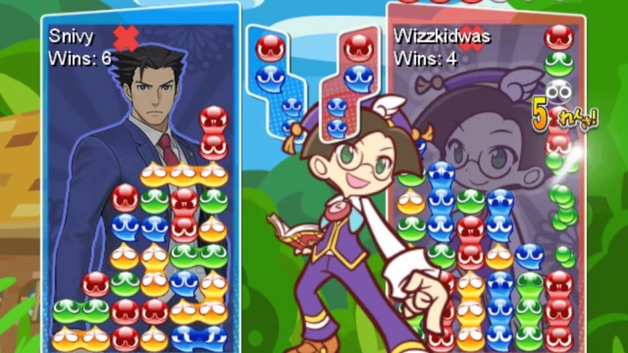 Puyo Nexus Advanced Tournament #5 - Game 1 - Snivy vs Wizzkidwas