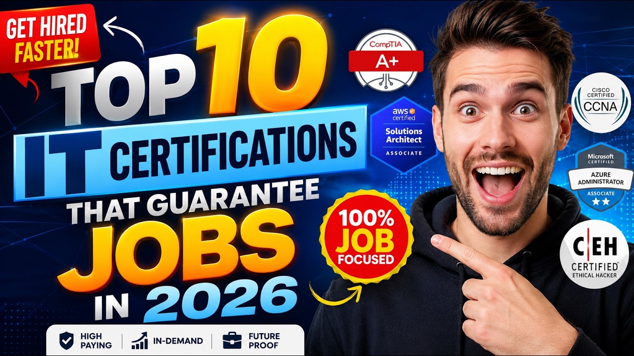 Top 10 IT Certifications That Guarantee jobs in 2026