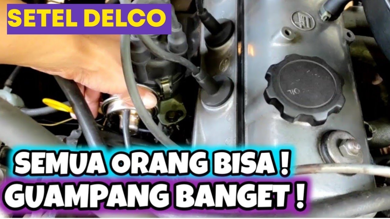 Cara Menyetell Delco Platina Pada Mobil Toyota Kijang.
