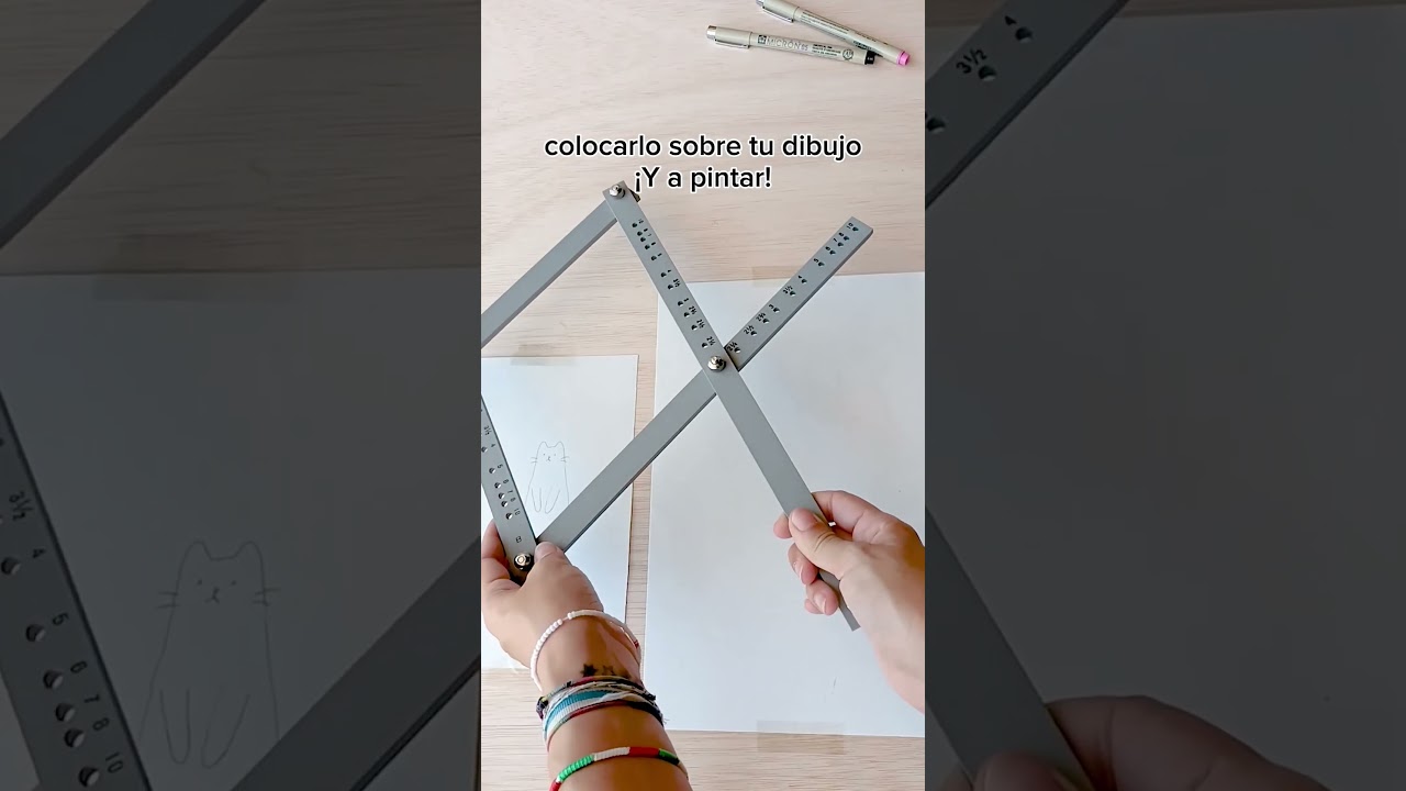 C&oacute;mo usar un pant&oacute;grafo para ampliar o reducir un dibujo #shorts #short