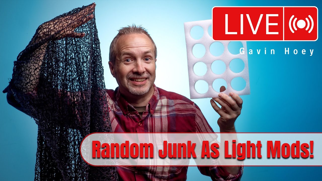 We Tried Random Junk as Light Modifiers...LIVE!