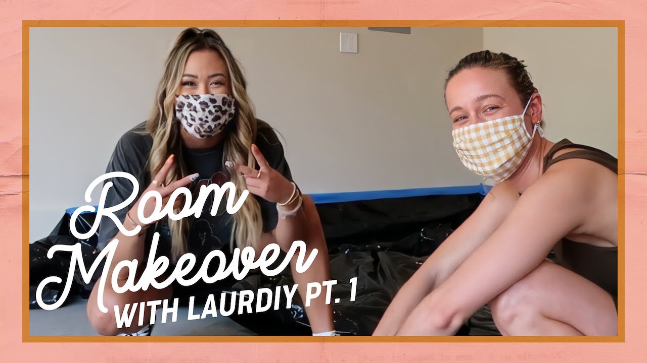 LaurDIY helps me makeover my filming room! (pt 1)