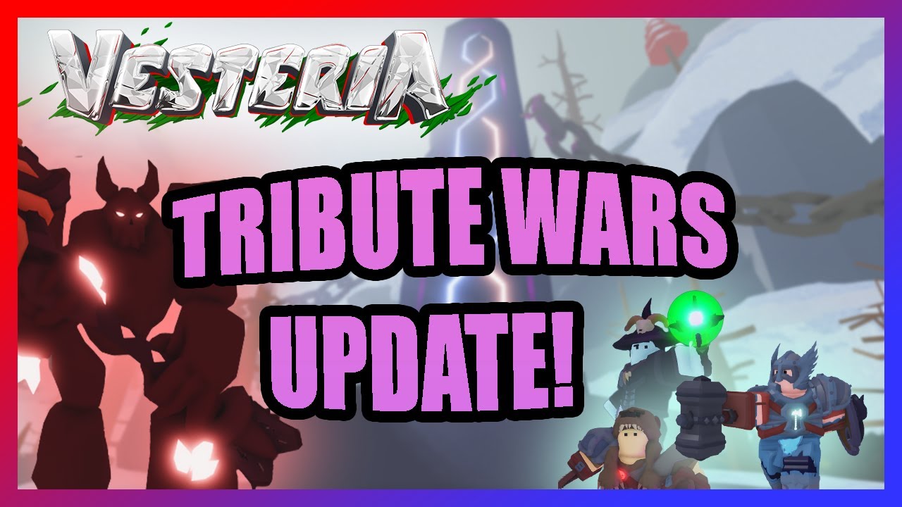 Vesteria - Tribute Wars Update! (New Shop, Items, and More)