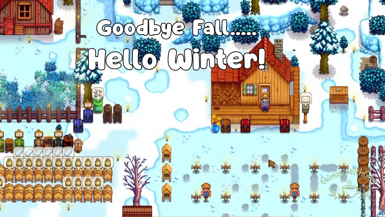 Winter begins on Rustic Roost Farm! - No Commentary - ASMR - Cozy - Full Play Through
