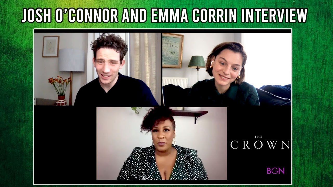 Josh O'Connor and Emma Corrin Playing Mythological Real People in 'The Crown' | BGN Interview