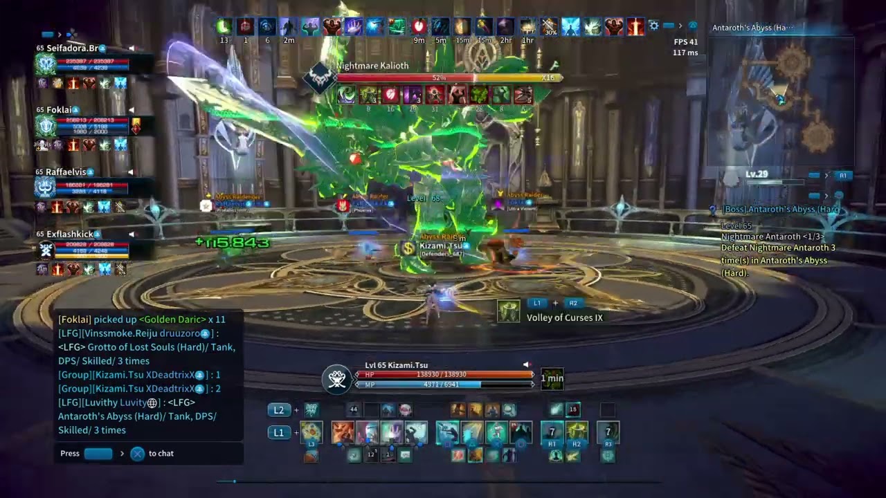 Tera Online - Healer Mystic (AA Hardmode) POV 2nd boss