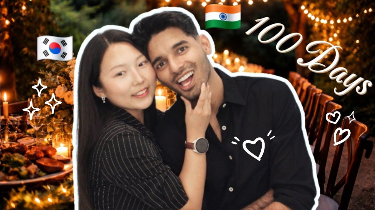 Korean Indian 🇰🇷➡️🇮🇳 | 100 Days of Us ❤️ #vlog