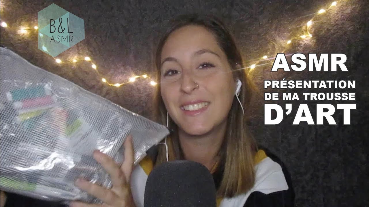 ASMR FR • Présentation De Ma Trousse d'Art🖌