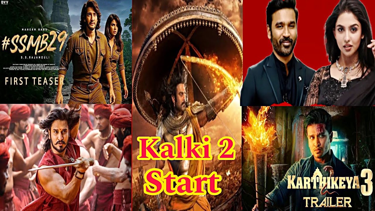 #cinervu Kalki 2 Shoot Start | Kartikeya 3 & Swayambhu | Ssmb29 | Dhanush & Mamitha Baiju | Sikandar