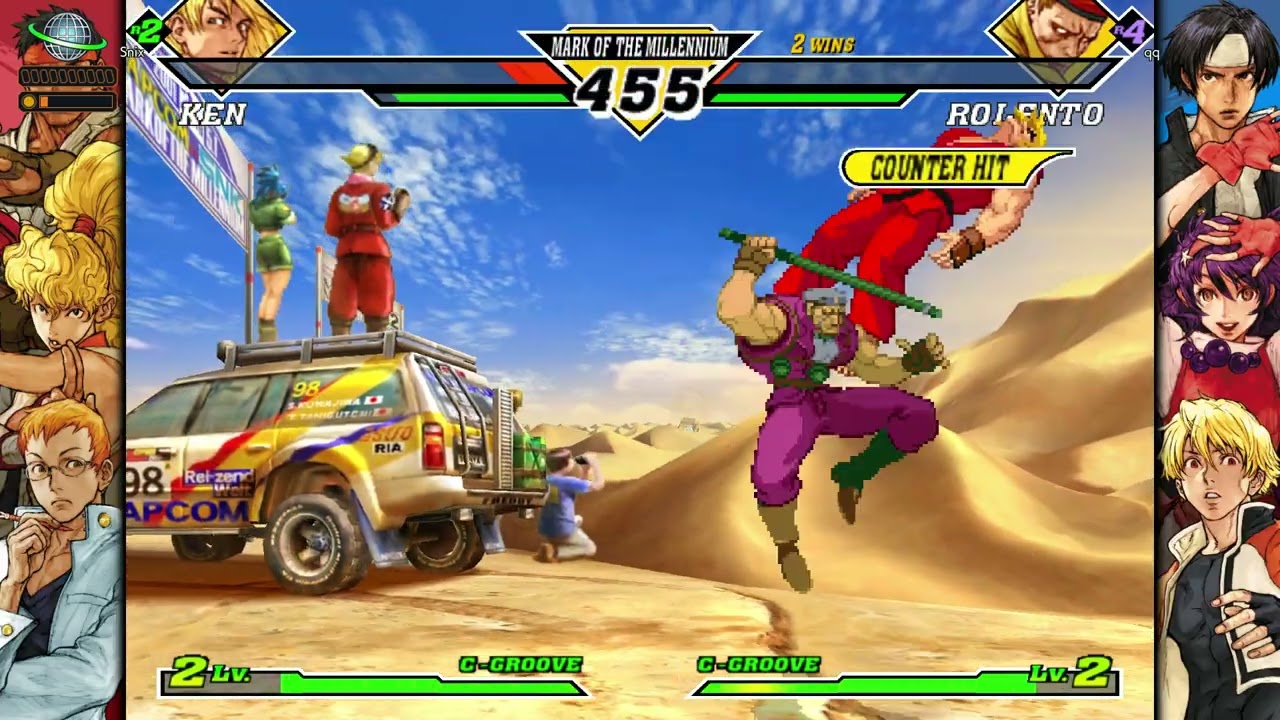 [Snix vs qq] - CvS2 EO Ranked Matches | Unpredictable Gameplay