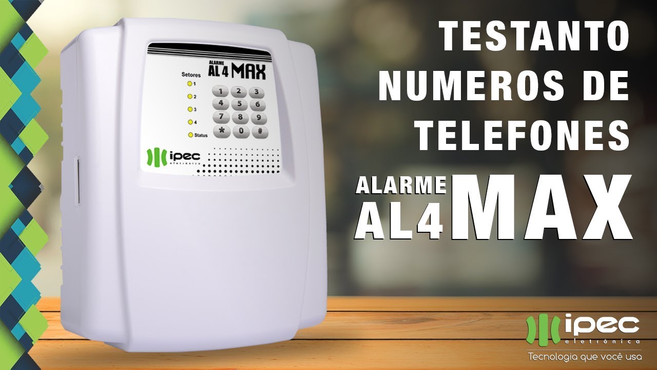 TESTE DISCAGEM NÚMEROS DE TELEFONES  AL4 MAX IPEC