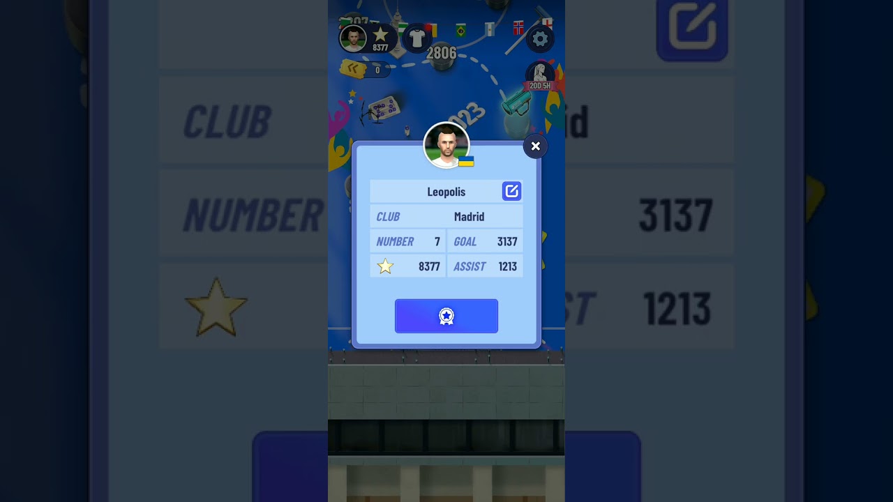 Stats at 2800 level⚽Soccer super star🌟🌟🌟