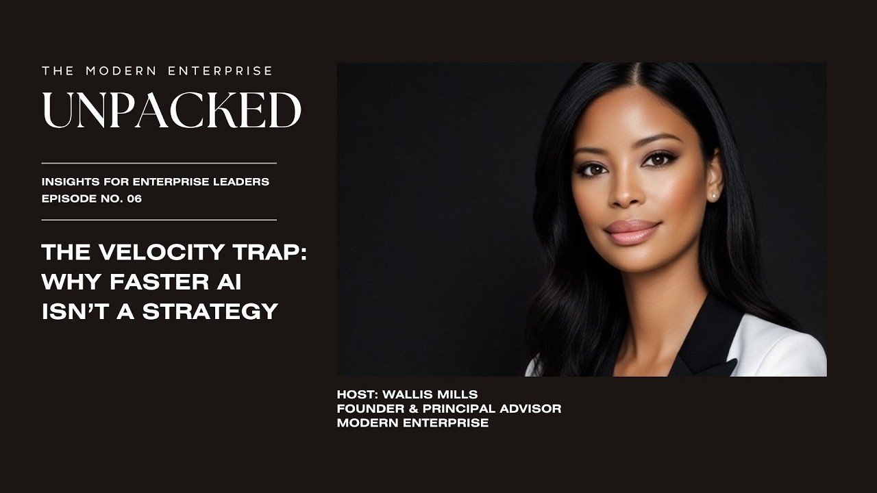 The Velocity Trap: Why Faster Isn't a Strategy