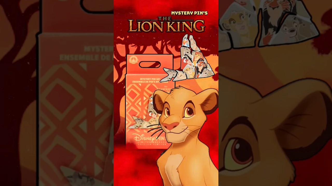 🦁 LION KING MYSTERY PINS #disneypins #disneypintrading #unboxing #lionking #thelionking #box #lion