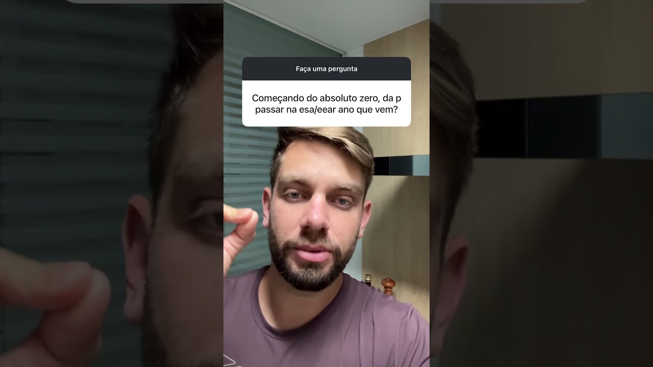 Dá tempo de passar na ESA 2026 começando hoje ?