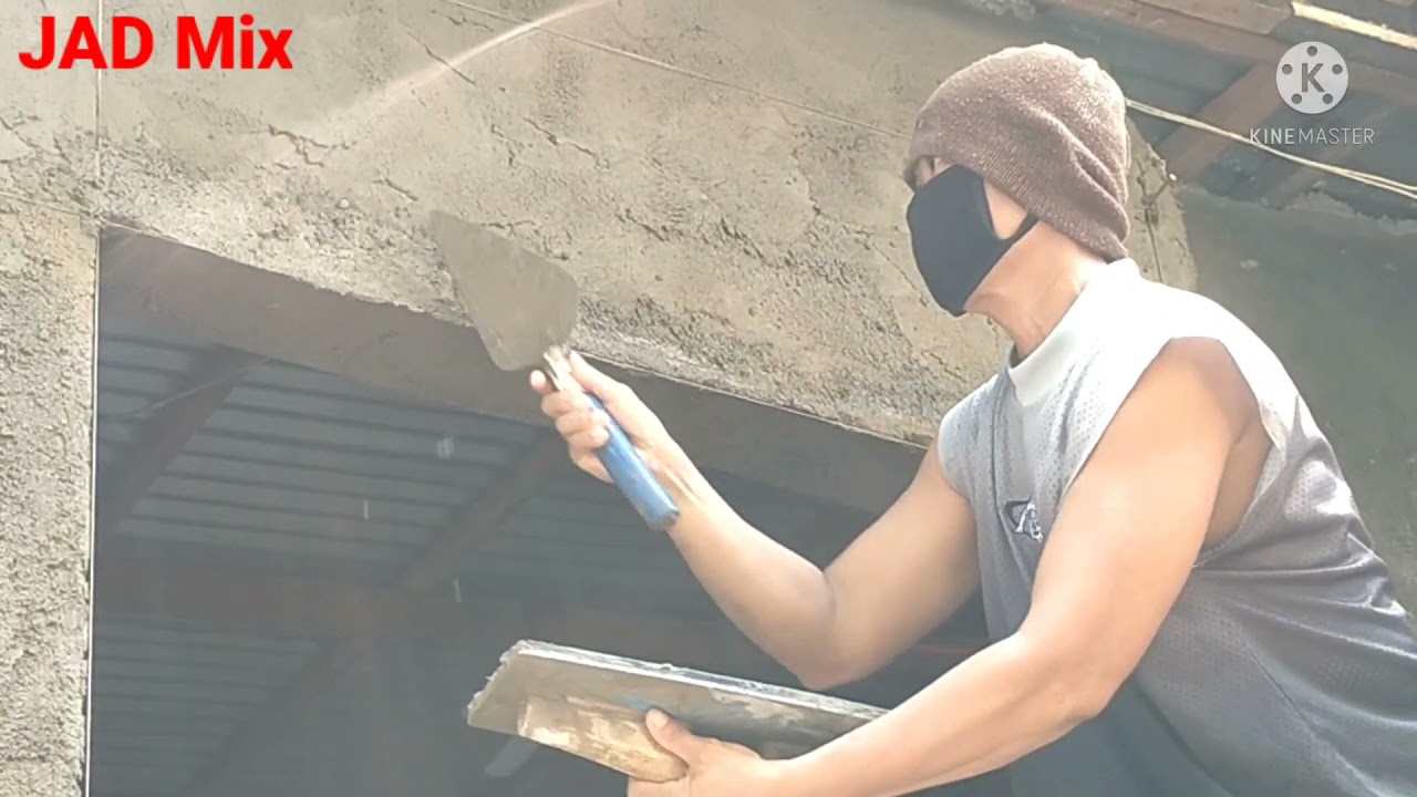 Window Overhead and Plastering Technique - JAD Mix