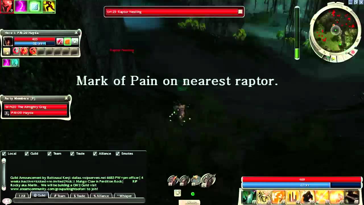 W/N Raptor Farm - Guild Wars