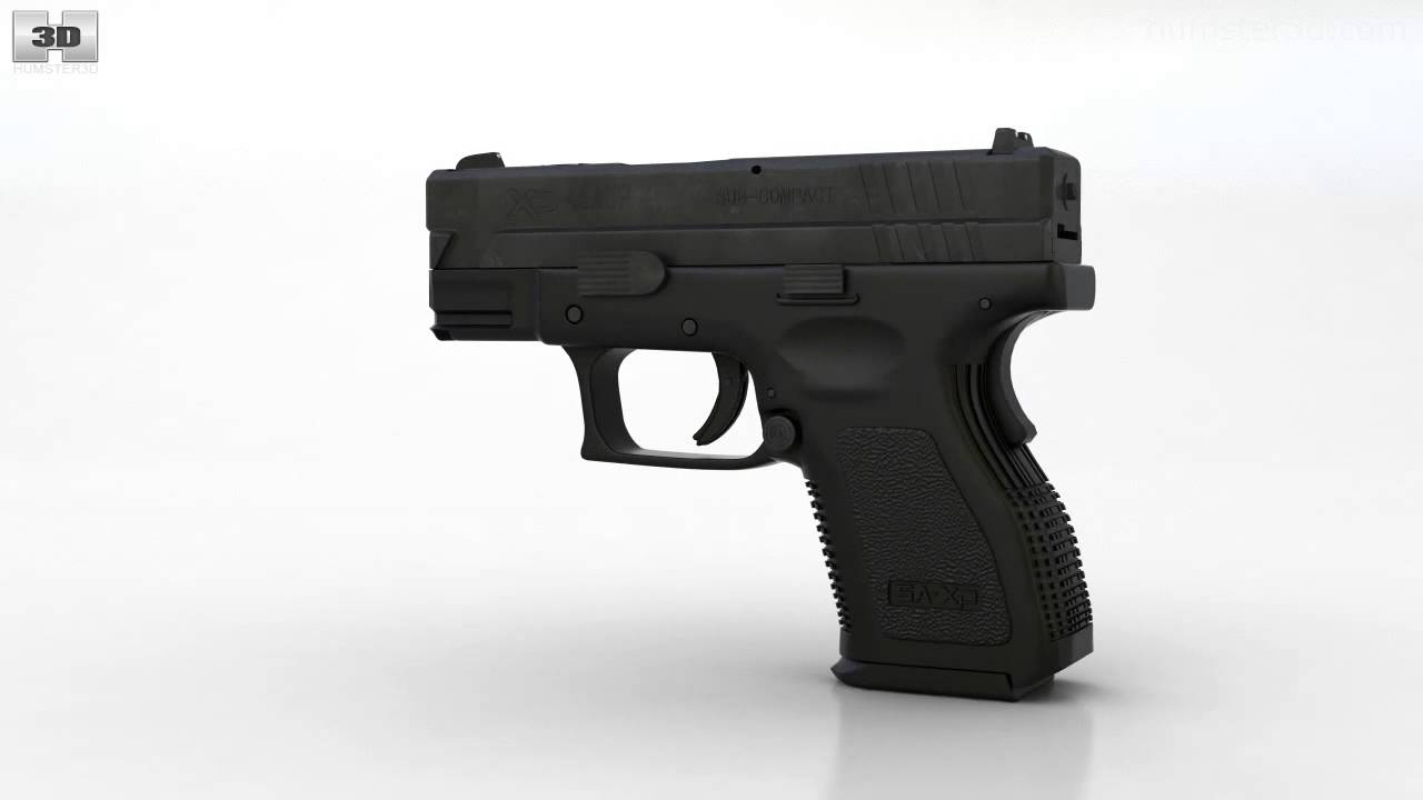 Springfield Armory XD (HS2000) 3.5 inch sub-compact 3D model by 3DModels.org