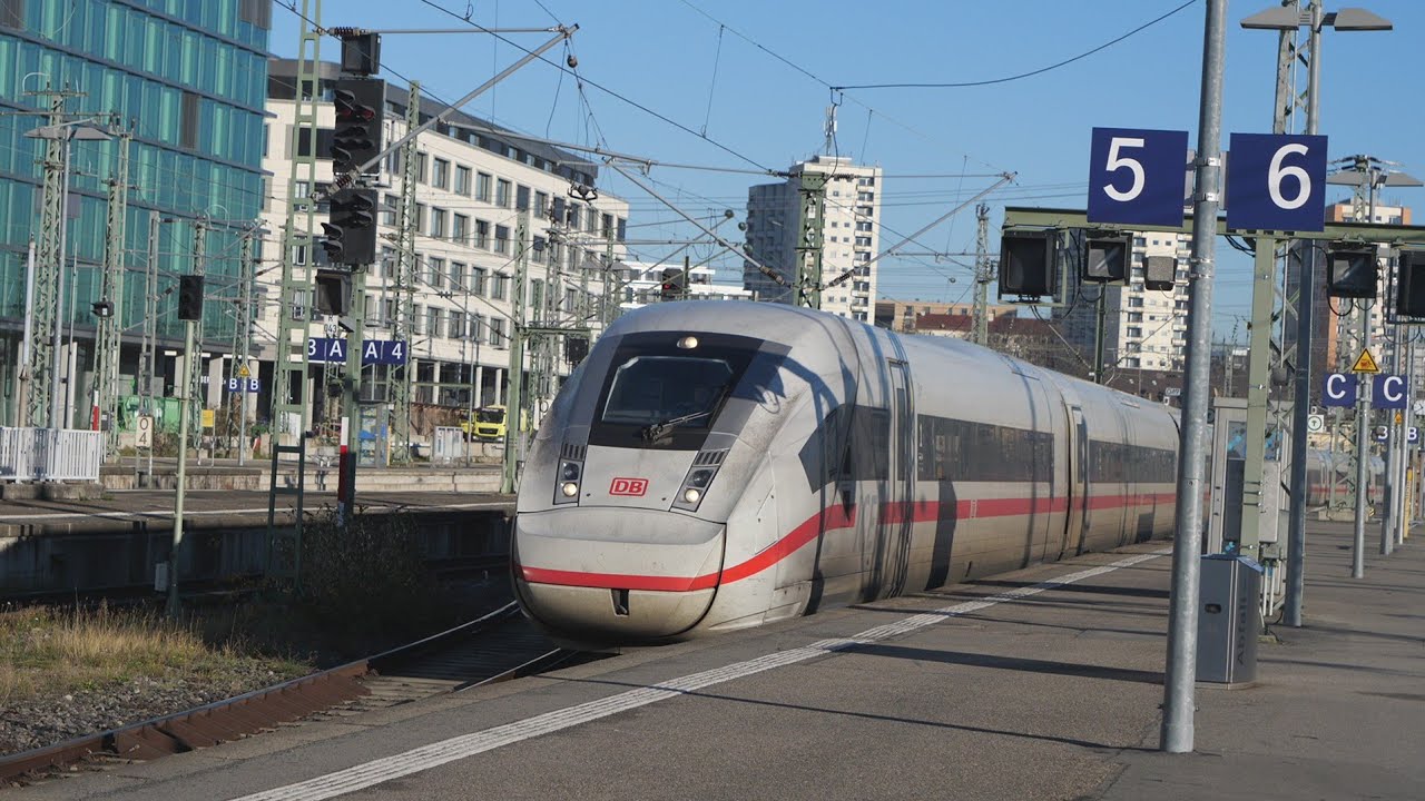 Züge in Stuttgart (FULL HD)