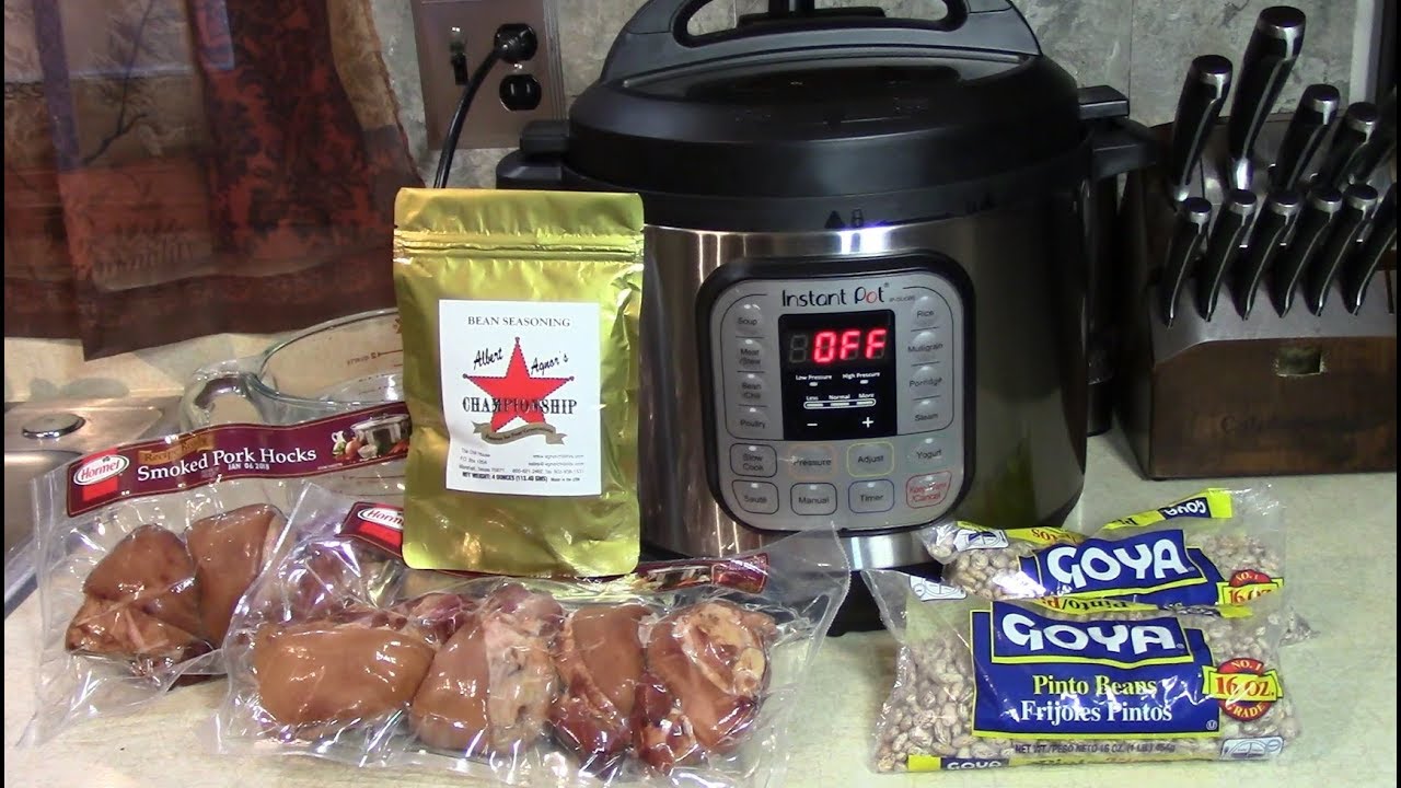 Instant Pot Championship Texas Beans + Ham Hocks
