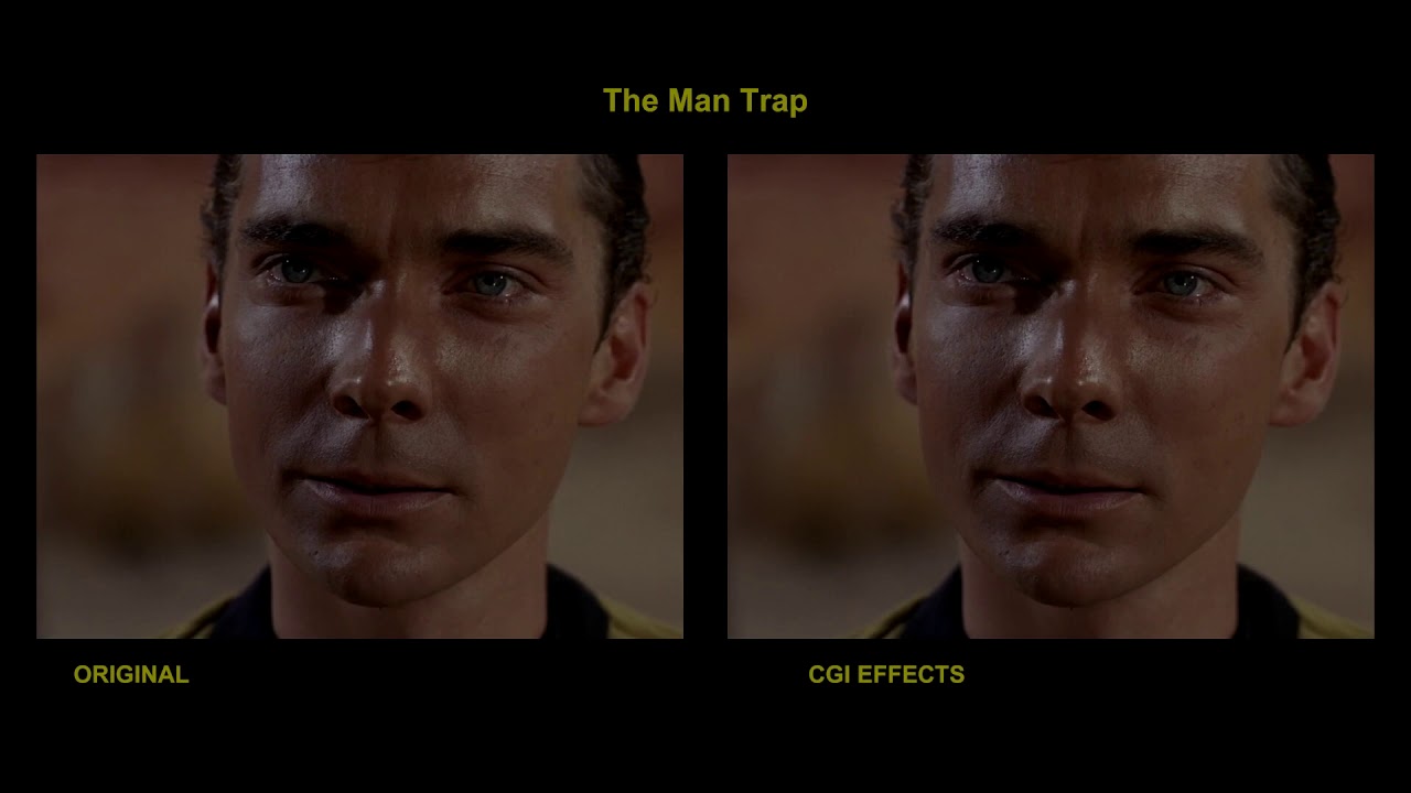 The Man Trap - Visual Effects Comparison