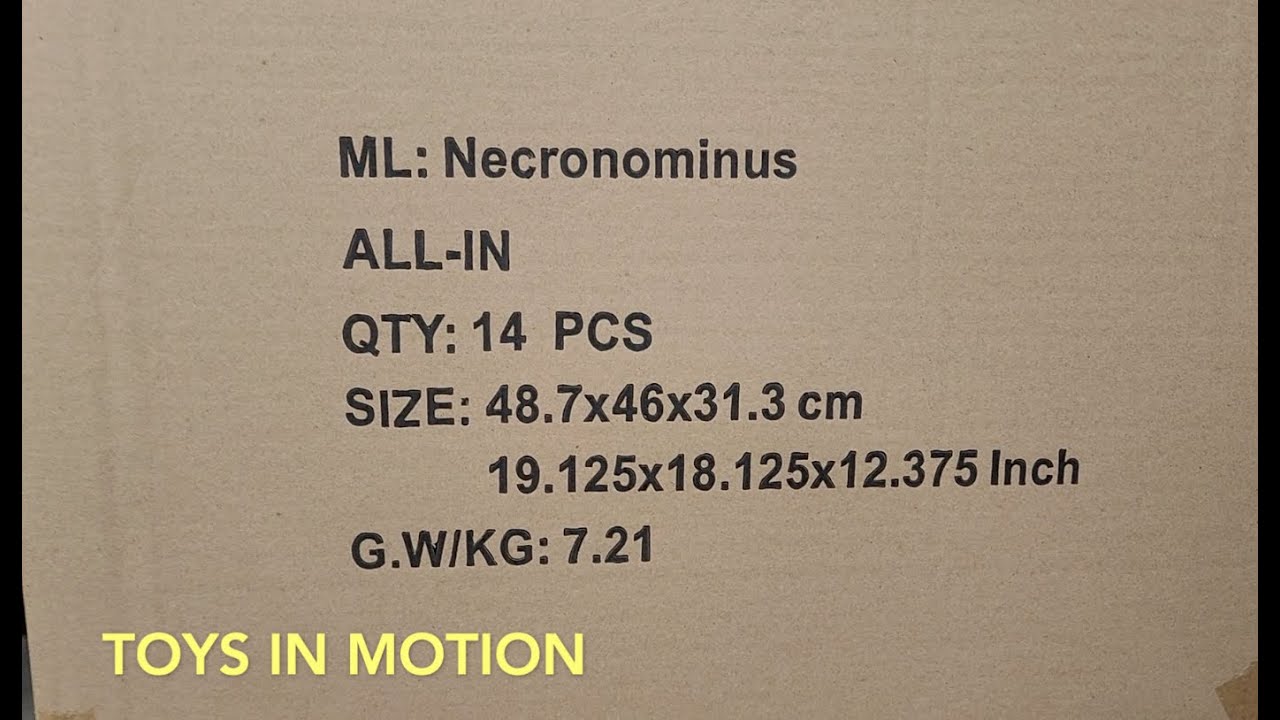 NECRONOMINUS Opening and Review MYTHIC LEGIONS Wave All In
