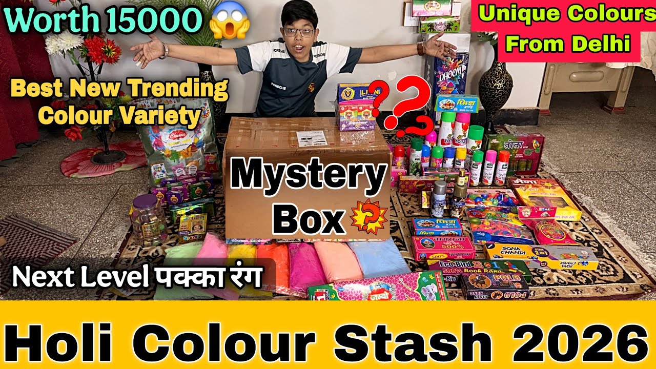Best Holi Pichkari & Colour Testing 2026 | New Holi Gadgets | Special Variety From Sadar Bajar #holi