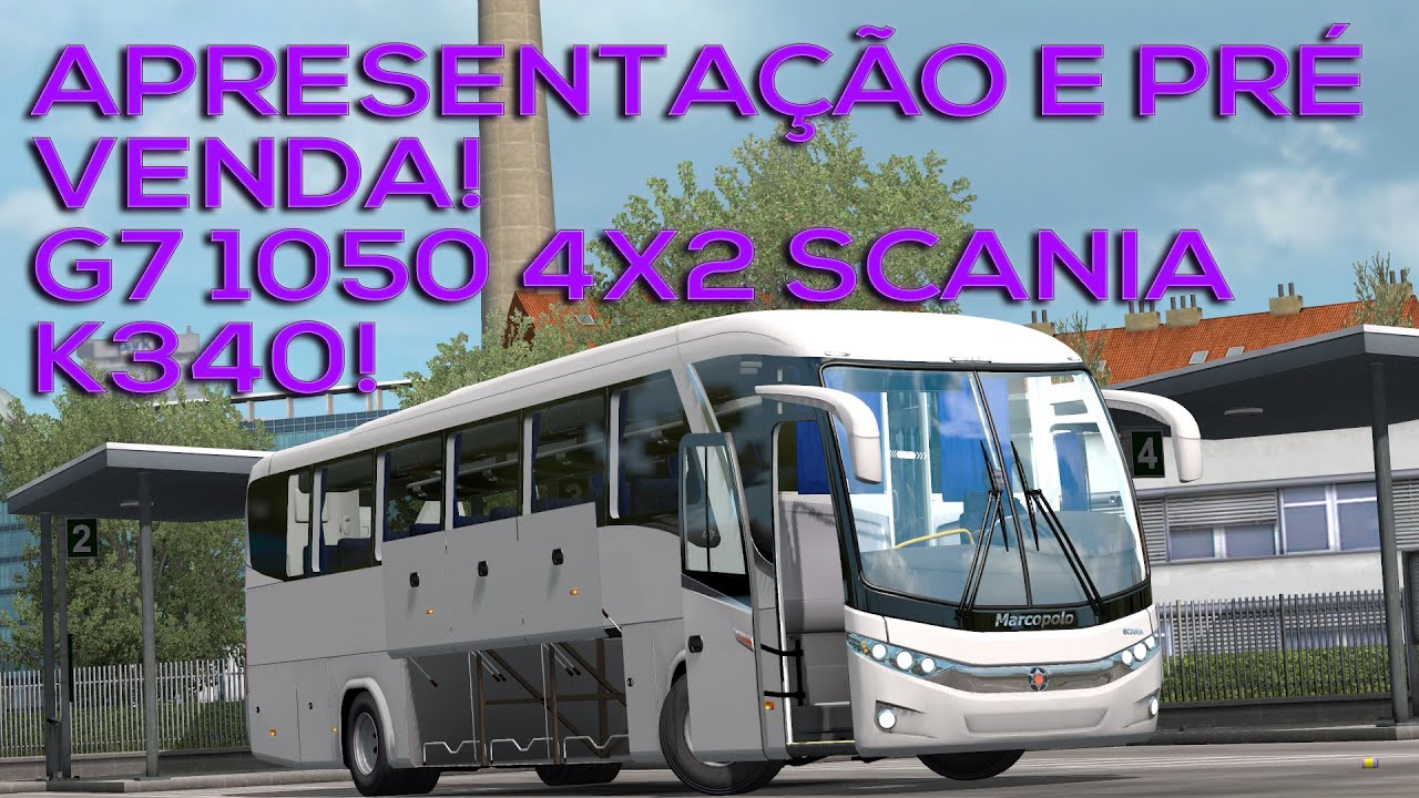 APRESENTA&Ccedil;&Atilde;O E PR&Eacute; VENDA! - MARCOPOLO PARADISO G7 1050 4X2 SCANIA K340! - BY DF MODELS/ALBERNAZ 3D