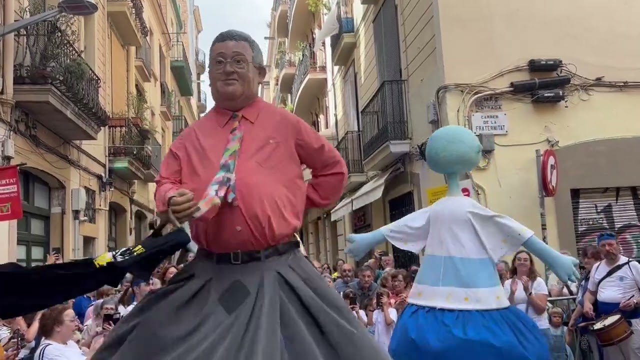 Ball dels Gegantons de la Festa Major de Gr&agrave;cia. Sant Roc 2023 (16/08/2023)