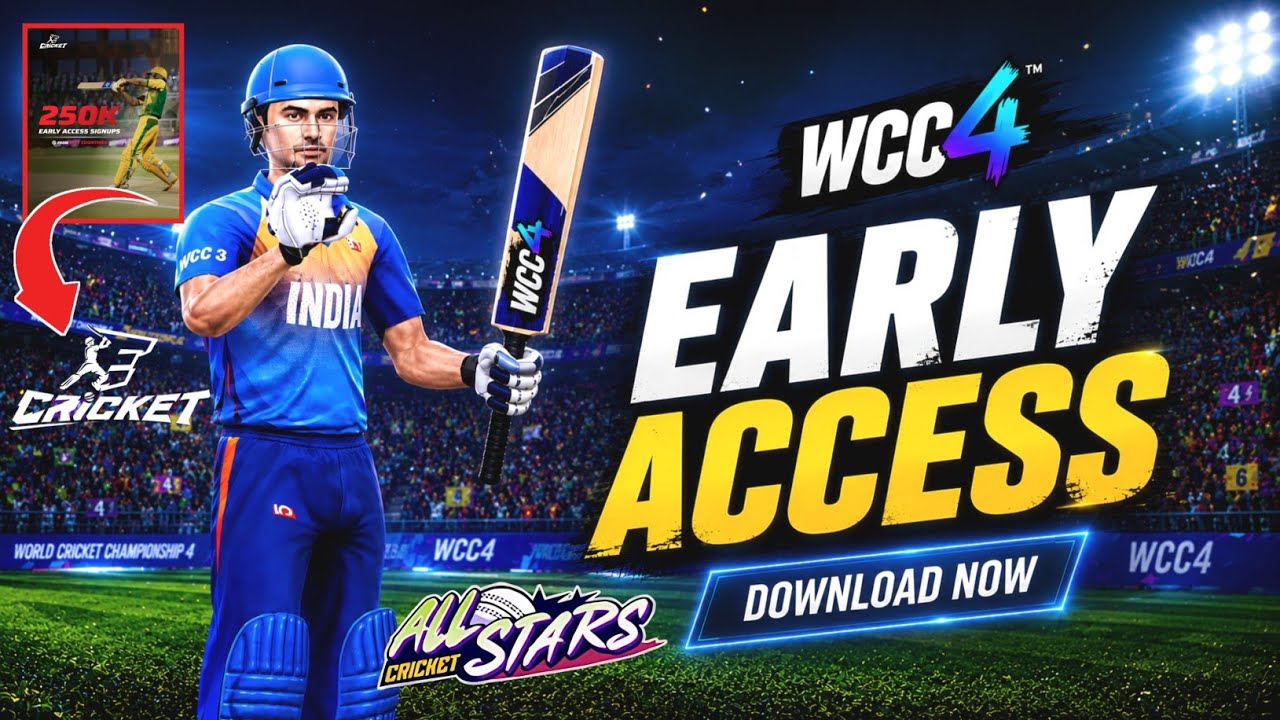 Ecricket Big Update Early access | wcc4 Coming🤯 | Cricket Allstar Update