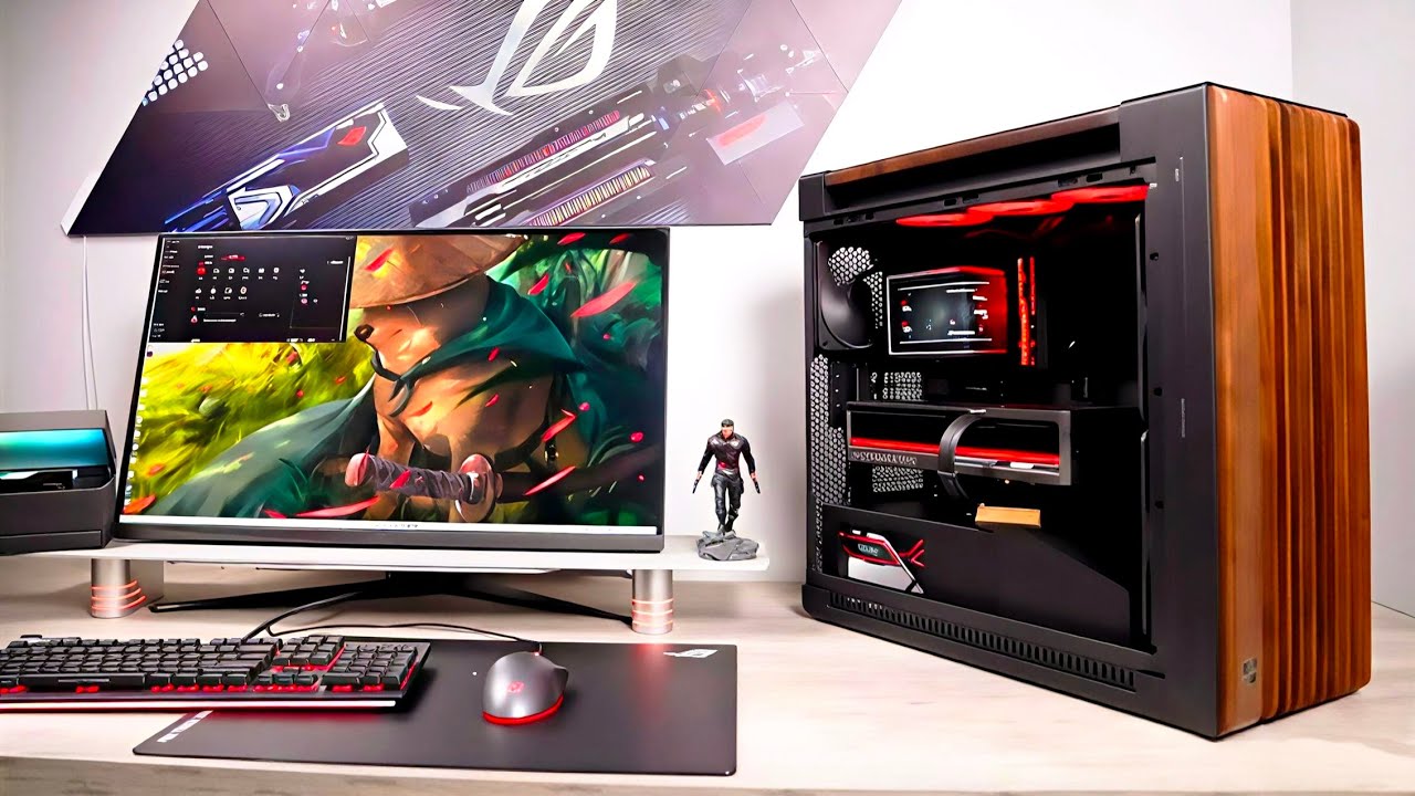 DREAM ASUS ROG ASTRAL RTX 5090 GAMING PC BUILD | RYZEN 7 9800X3D | ASUS ProArt PA602 ( Wood Edition)