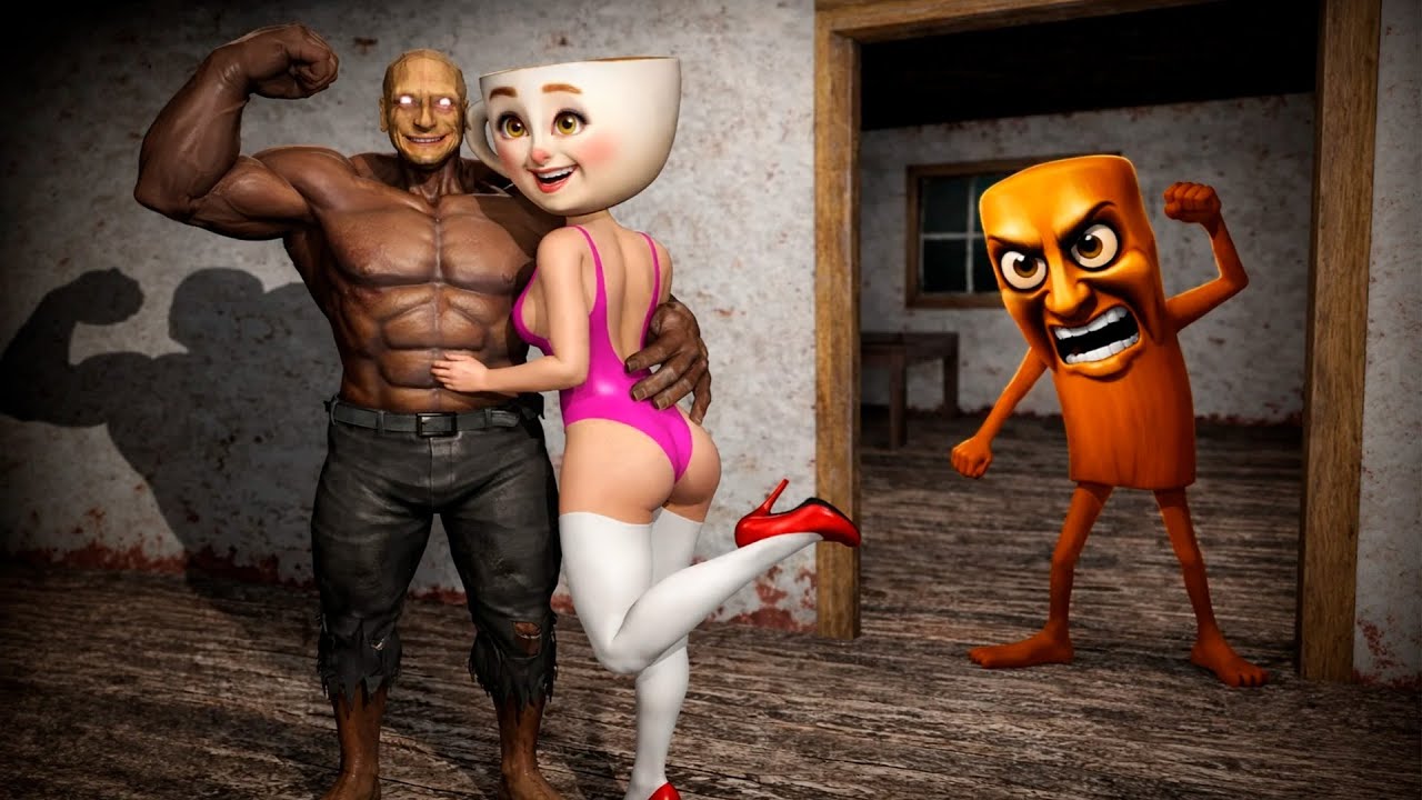 Grandpa x Ballerina Cappuccina Secret Love in Granny House | Funny Horror Granny Animation