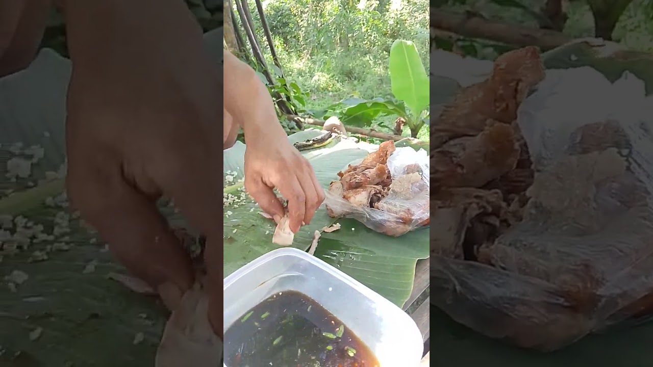 Mga idol ito ulam natin ngayun #lechonmanok #ginisangotan 