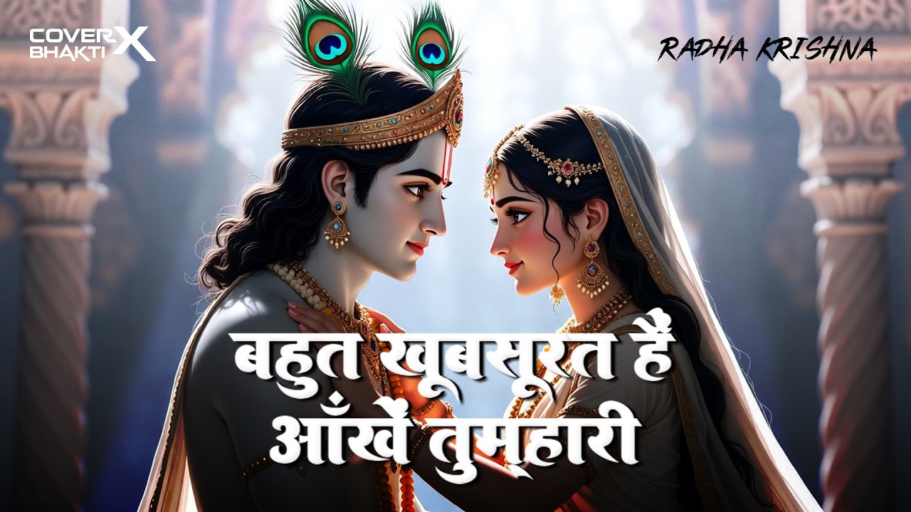 बहुत खूबसूरत हैं आँखें तुम्हारी | राधा कृष्ण प्रेम गीत | New Radha Krishna Song | CoverXBhakti