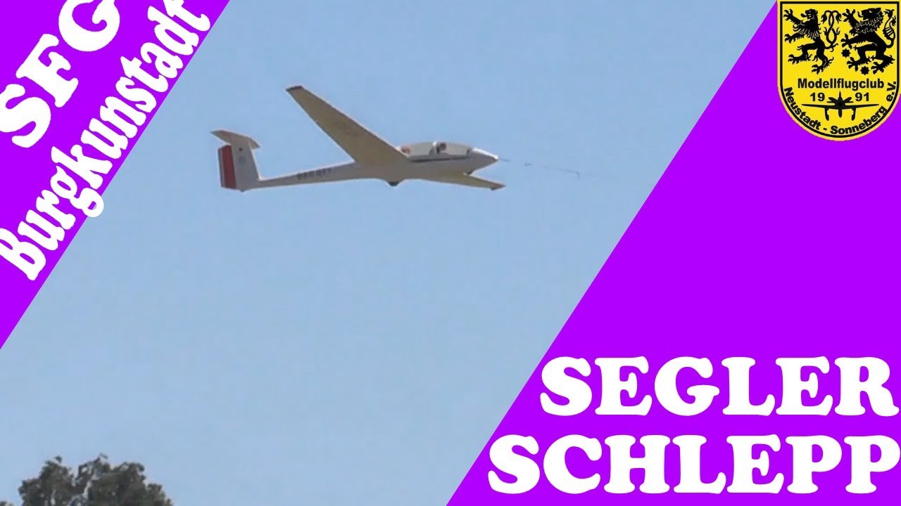 Segler-Schlepp auf dem Flugtag der SFG Burgkunstadt |MFC Neustadt-Sonneberg|
