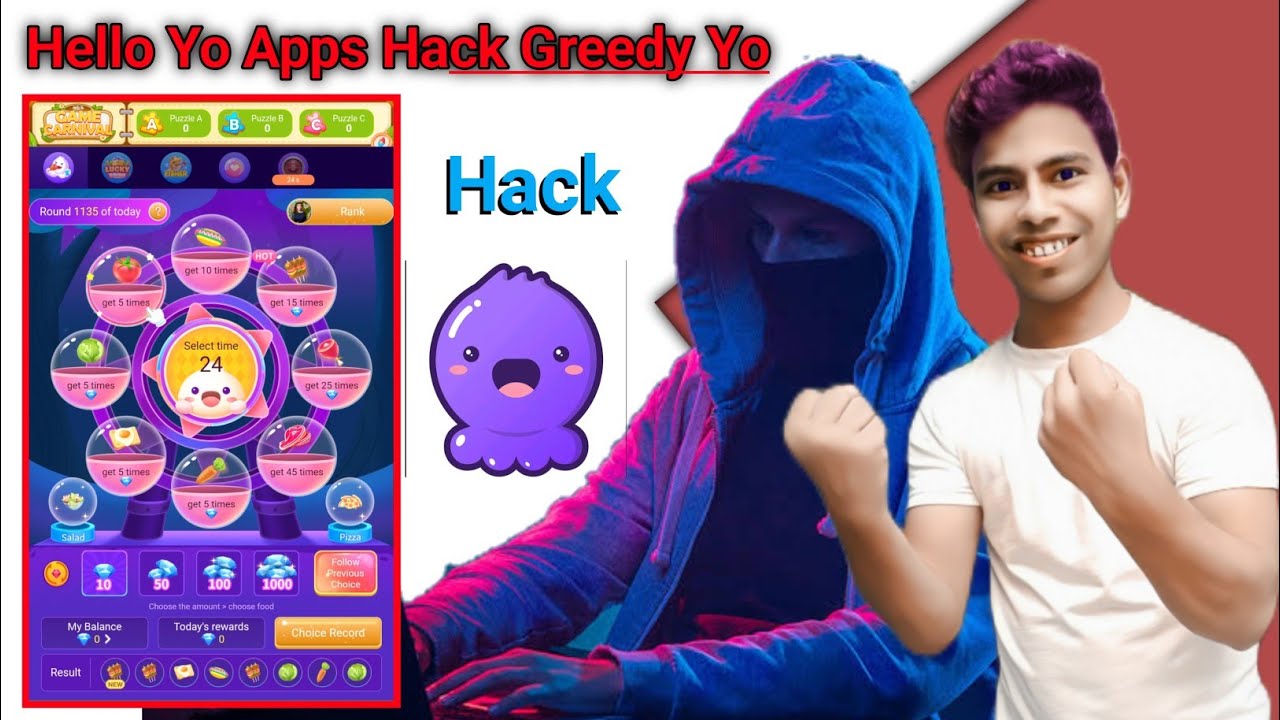 How To Hello Yo hack kaise karen giridih / हापी हैक कैसे करें गिरिडीह hack Hello Yo Greedy Baby kais