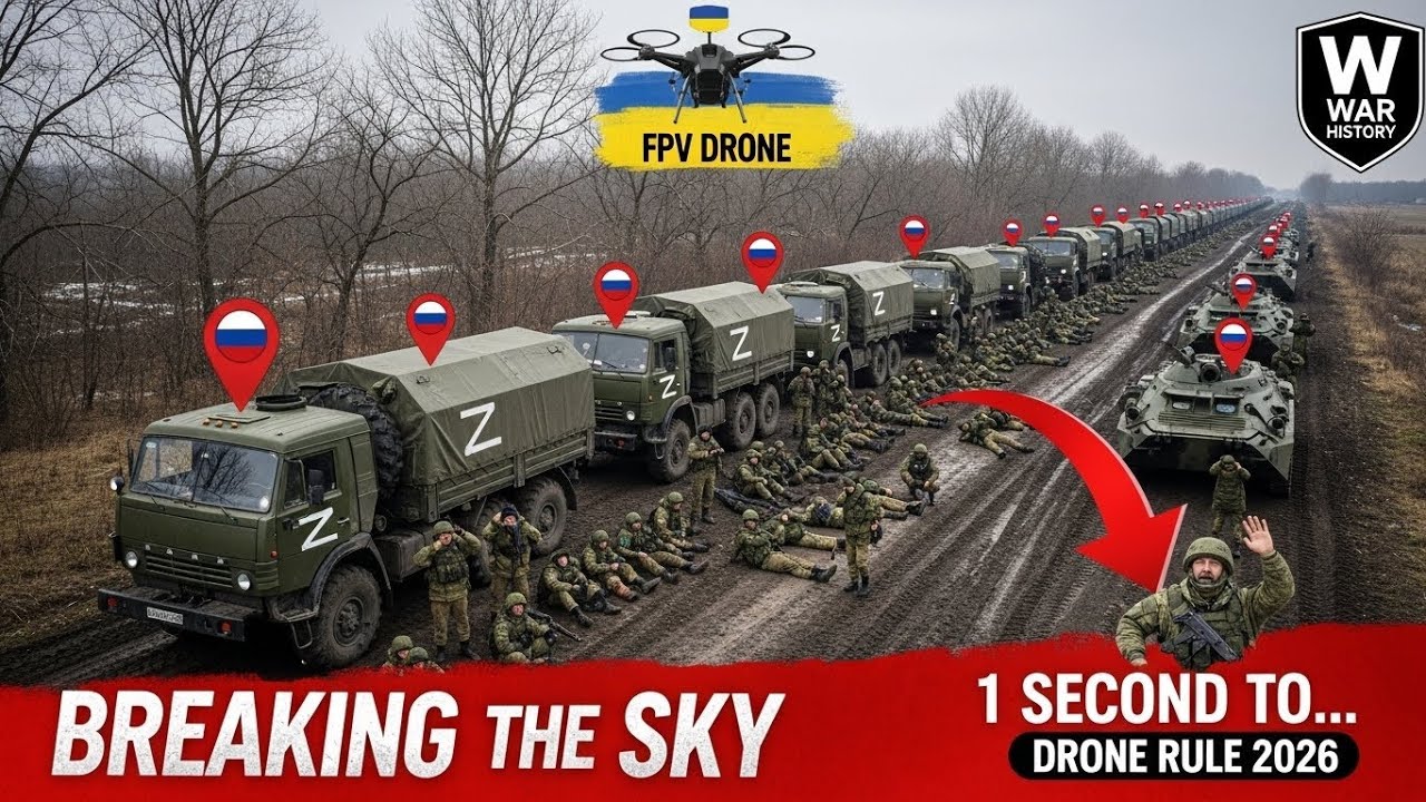 The Unblinking Sky Russia’s Winter Nightmare Under Drone Swarms #military