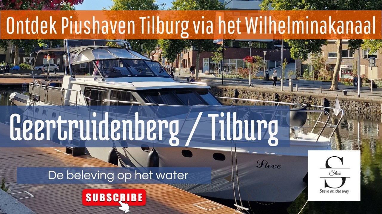 Steve on the way #vlog 39 Ontdek Piushaven Tilburg via het Wilhelminakanaal.