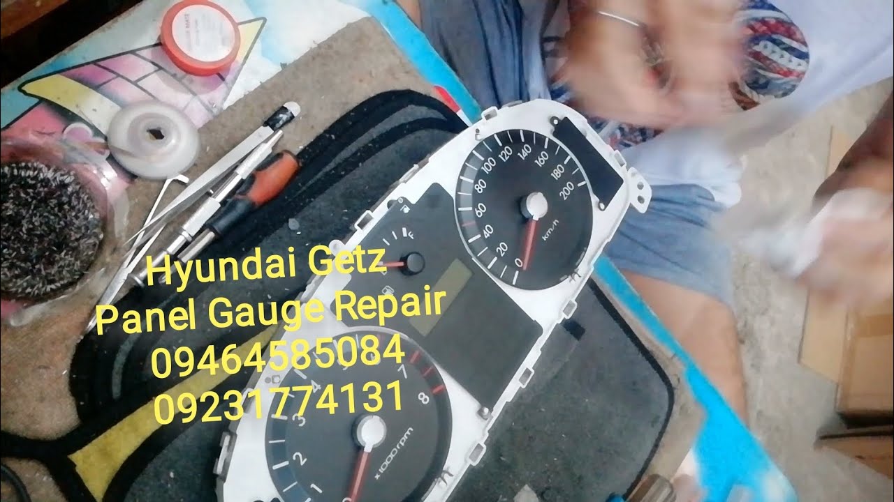 Hyundai Getz Panel Gauge Repair/Blackout Issue/Problem Solved 