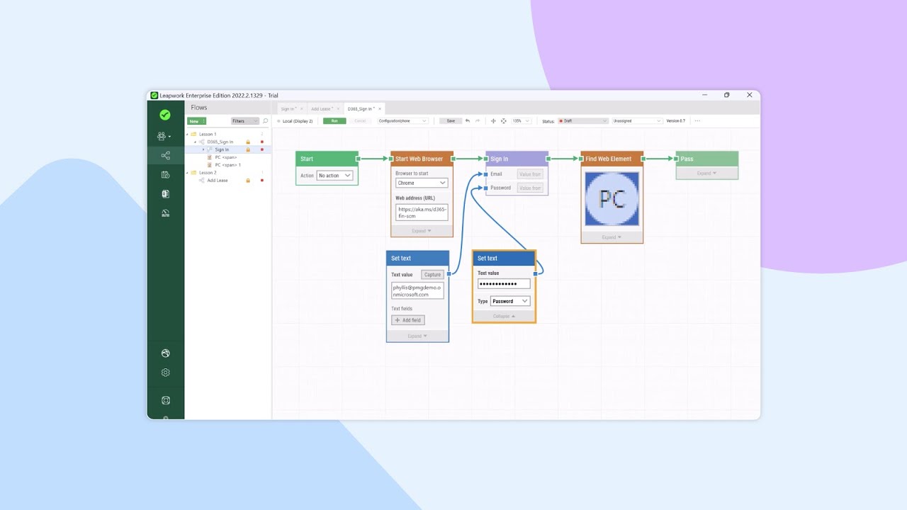 Leapwork Training | Web automation - Lesson 2: Sub-flows and re-usability