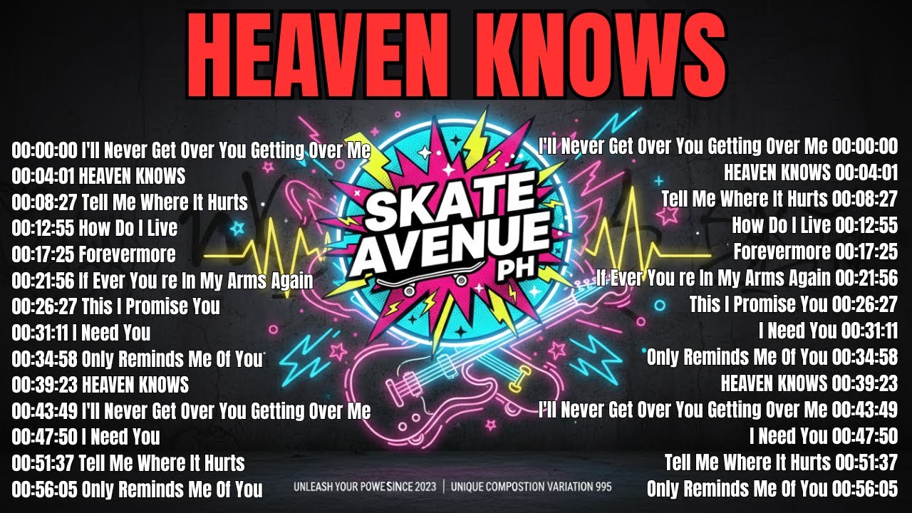 Skate Avenue PH - Heaven Knows (Rock Cover) Non Stop Playlist 2026