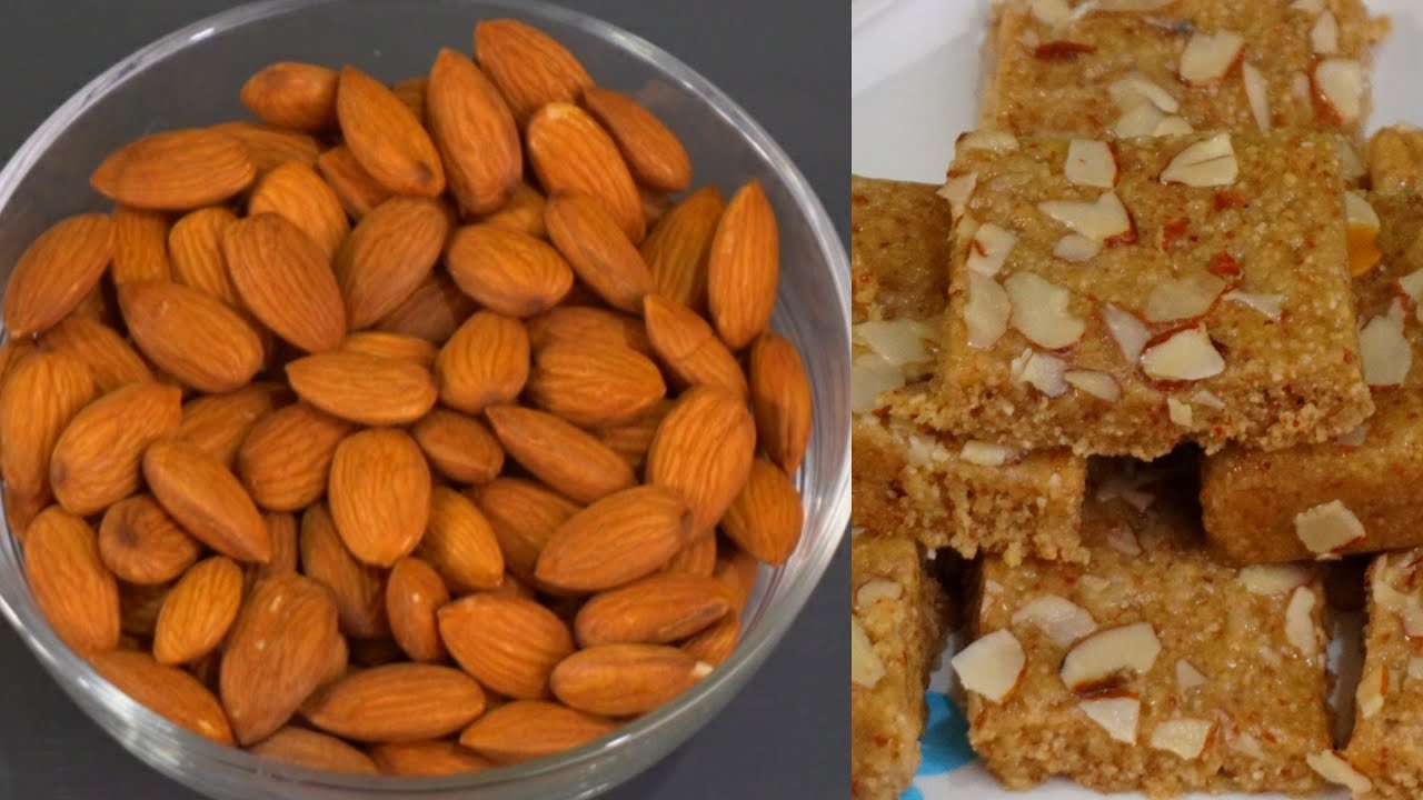 Healthy Winter Special Badam Pak Recipe | How To Make Almond Burfi Recipe
