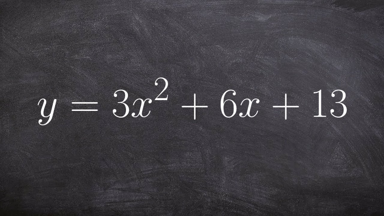 How to solve a quadratic equation by completing the square when a is not one
