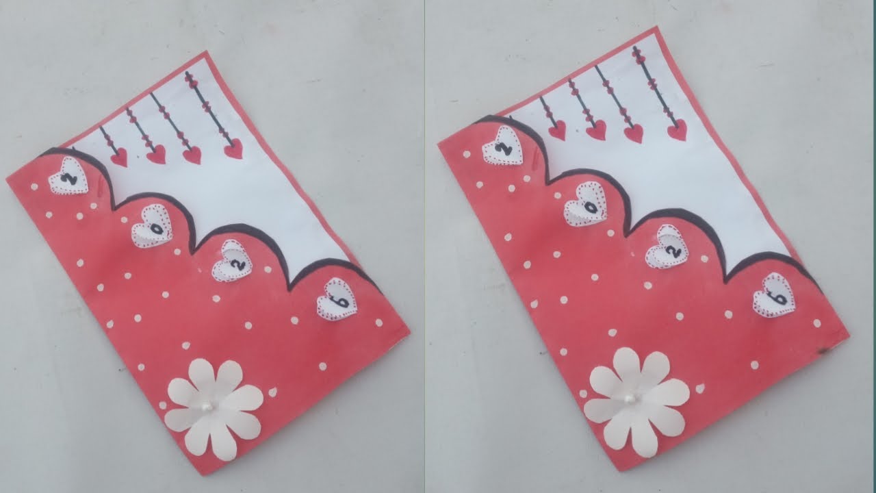 Happy New Year 2025 with Love & HeartsSweet New Year 2025 Greeting Card Design Shifa art